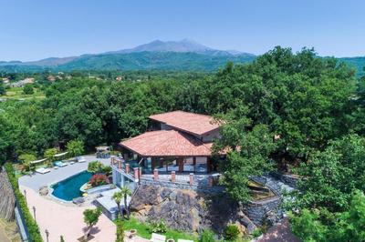 Ferienhaus mit Privatpool für 6 Personen ca 250 qm in Trecastagni, Sizilien Ostküste von Sizilien