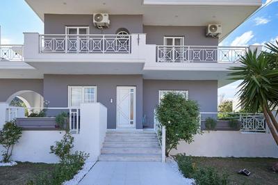 Chrysanthi Luxury Villa In Salakos, with Pool & Jacuzzi, Near Beach