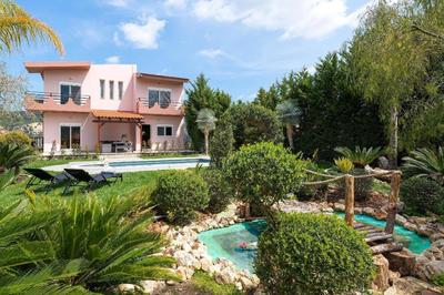 Ferienhaus mit Privatpool für 7 Personen ca 200 qm in Damatria, Dodekanes Rhodos