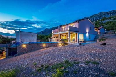 Ferienhaus mit Privatpool für 2 Personen 2 Kinder ca 300 qm in Jablanac, Dalmatien Norddalmatien