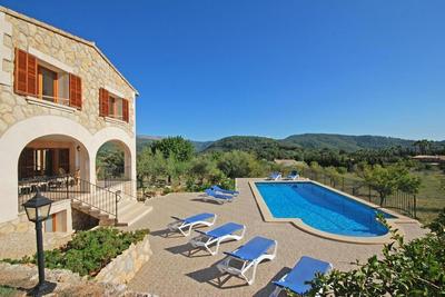 Ferienhaus mit Privatpool für 10 Personen ca 280 qm in Campanet, Mallorca Nordküste von Mallorca