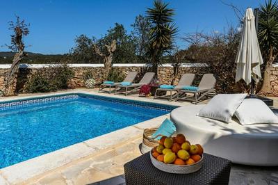 Ferienhaus mit Privatpool für 10 Personen ca 250 qm in San Antoni de Portmany, Ibiza Westküste von Ibiza