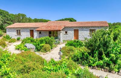 Residence surrounded by greenery with swimming pool in Badesi just 300 meters from the sea