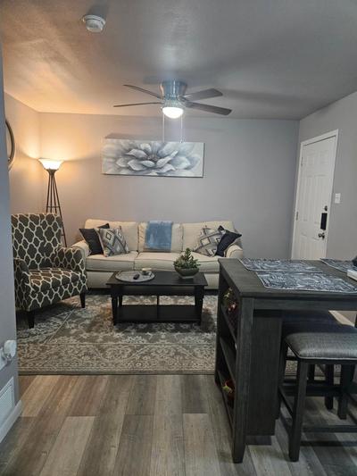 Beautiful One Bedroom Apartment With Free Parking.