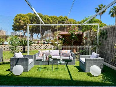 Apartamento Jardín del Mar. Patio, piscina y playa