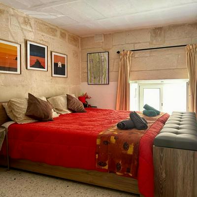 Ensuite Room with Private Kitchen in a Typical Maltese Townhouse