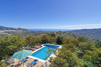 The Strawberry Villa private pool garden views