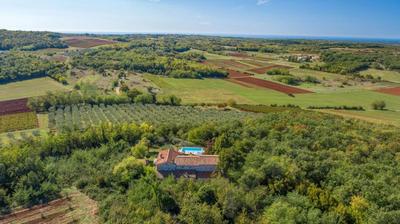 Rustic Villa Giselle with pool in Vizinada