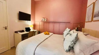 Quarto elegante e tranquilo em Ipanema