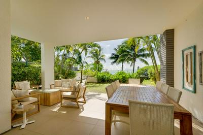 Apt sur la plage, RDC, vue mer, plage privée