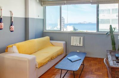 Estiloso Apartamento Leblon Vista Mar!