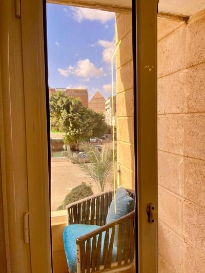 Cleopatra Tower Pyramid View