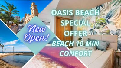 OASIS BEACH - Terrace Confort 10 Min from Beach WIFI FREE - New - Special Offer