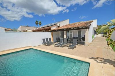 Ferienhaus mit Privatpool für 6 Personen ca 80 qm in Puerto d'Alcdia, Mallorca Nordküste von Mallorca