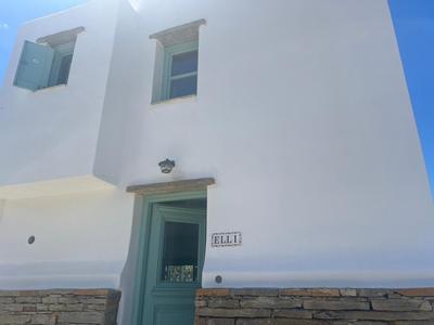 Elli s seafront pool villa, 100 m from quiet sandy beach in Kea, Cyclades