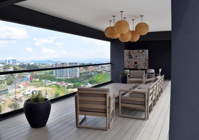 Apartamento con piscina y espacio de trabajo