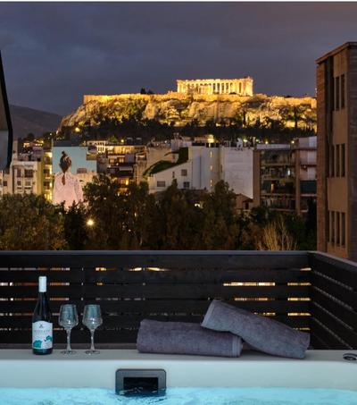 Acropolis view Penthouse46 Jacuzzi Quality living