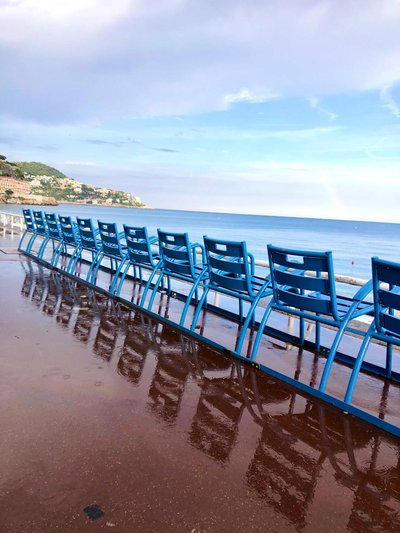 Studio Palais des Arts terrasse cosy parking prive 150m plage clim wifi