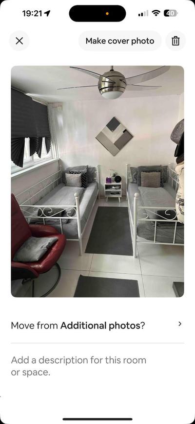 Alexandra Palace White Hart Lane Twin room