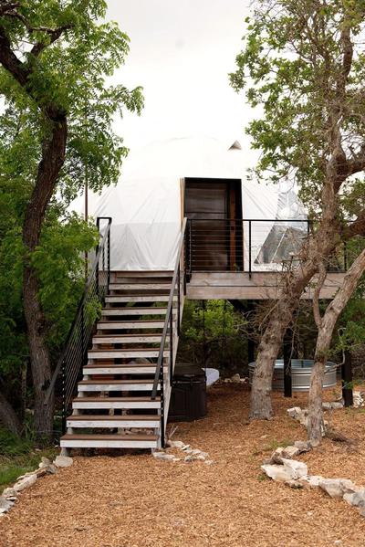 Treehouse Serenity Dome With Private Hot Tub