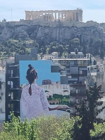 A comfortable small studio nearby Acropolis 203