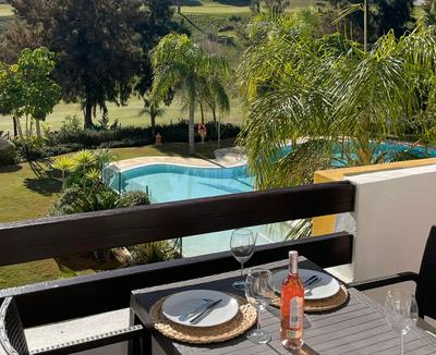 Modern Sea & Golf View 2-Bedroom Apartment with Pool and Terrace in Mijas