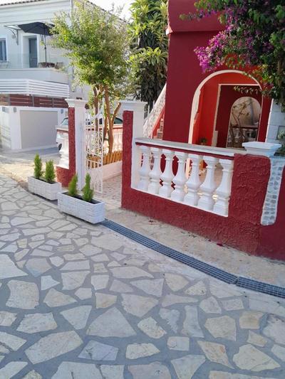 Anatoli Studios in front of the beach