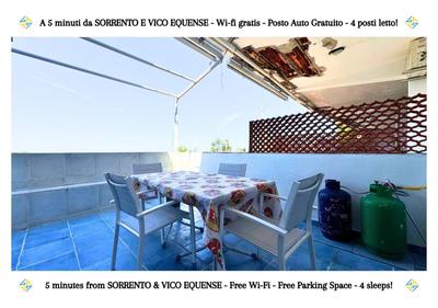 VICO EQUENSE - Casa con posto auto e vista sul mare a 5 minuti dalle spiagge