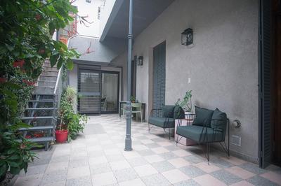 Green filled home with rooftop BBQ