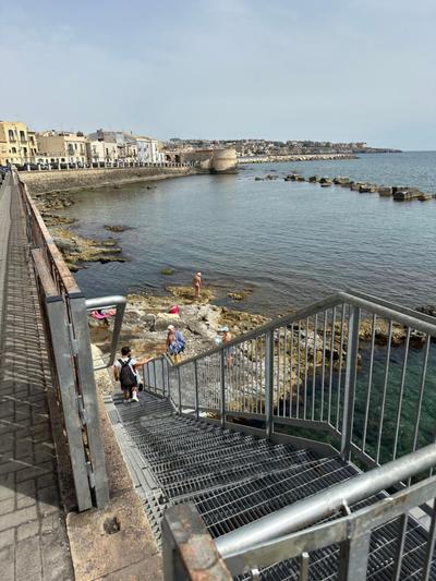 Terrace on the sea