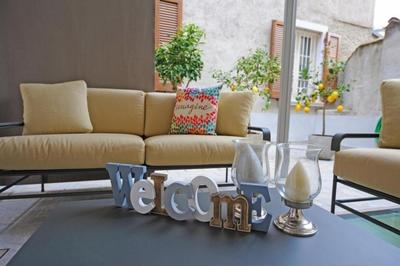 Nette Wohnung in Limone Sul Garda mit Terrasse und Garten und Strand in der Nähe