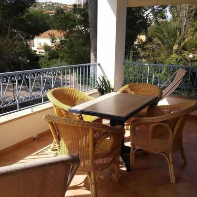 Komfortable Ferienwohnung mit überdachtem Balkon