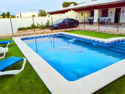 Chalet Piscina Privada Vallada en Conil