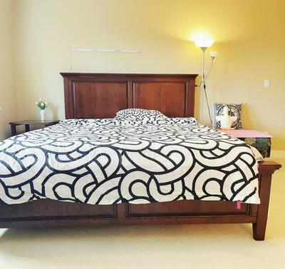 安静社区主楼层豪华主卧套房&独立浴室浴缸