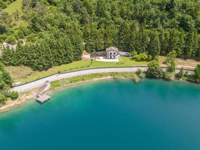 Villa Ledro with Garden and Private Dock
