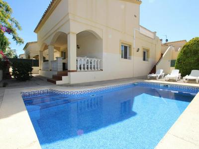 Casa con piscina privada, cerca del mar, wifi gratis, aire acondicionado opcional, admite mascotas - ES-184-3