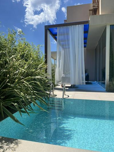 3-bedroom beach villa with a pool in Green Coast Palase