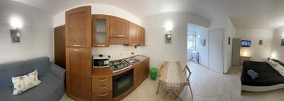 La Casetta di Azzurra camera con cucina