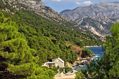 Beachouse Dalmatia in secluded bay, Croatias best