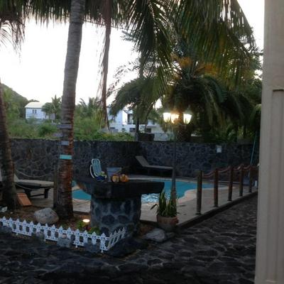 Welcoming villa with sea, mountain, and garden views