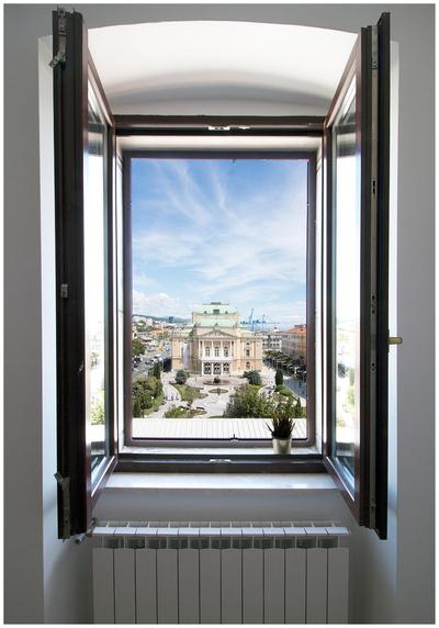 Ad Astra Centre Apartment Theater view