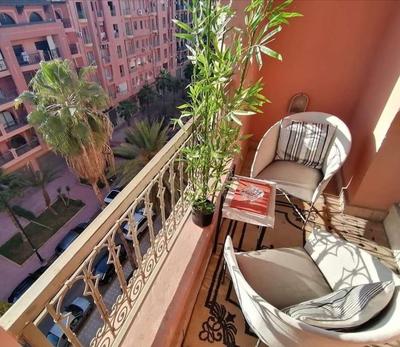 Appartement Guéliz avec piscine et salle de sport