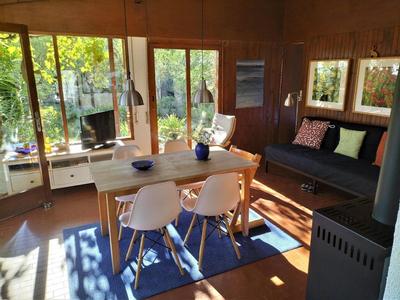 Bungalow über dem Gardasee mit malerischem Garten, See- und Bergblick