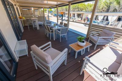 XL Premium Mobile Home Ivatti&Attiva 80 m from the Beach - Camp HERON ISLAND
