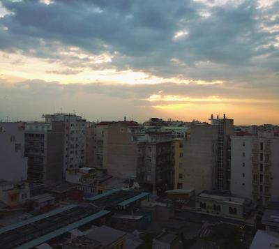 Tiny Loft Studio in the heart of Thessaloniki,17 square meters,on the terrace of the building