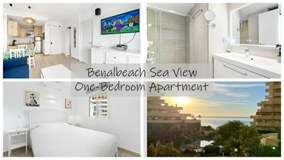 Sea View Benal Beach Apartment - Self Check-In - Benalmádena Costa Near Marina