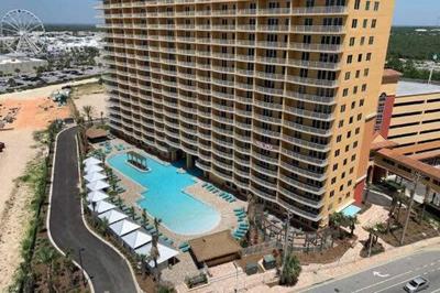 Calypso 3 New Relax Unwind Luxury PCB next to Pier Park 3 Bed 2 Bath Pool Hot Tub Tikki bar