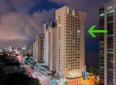 Flat 10 andar Hotel Caesar Towers acesso direto praia
