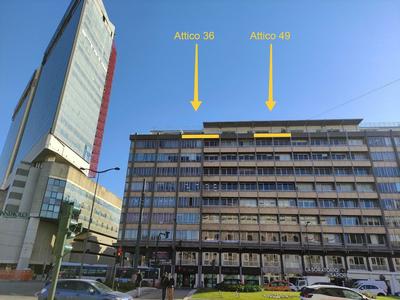 Attico 36 e 49 con terrazza vista mare e parcheggio grande