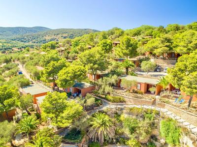 Residence with pool and private beach in Talamone just 500 mt from the sea
